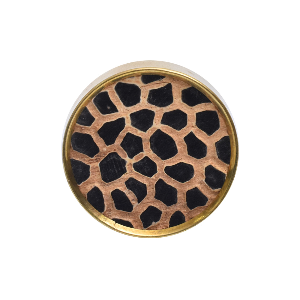 Handmade Brown Wooden Round Drawer Knobs